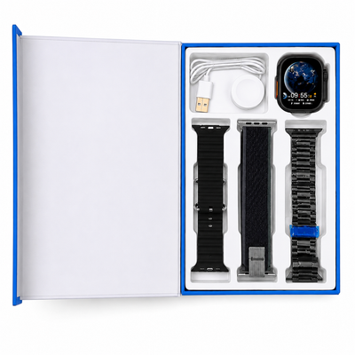 ⌚ Telzeal S11 Ultra 3 – ساعة ذكية بشاشة AMOLED مع 3 أساور
