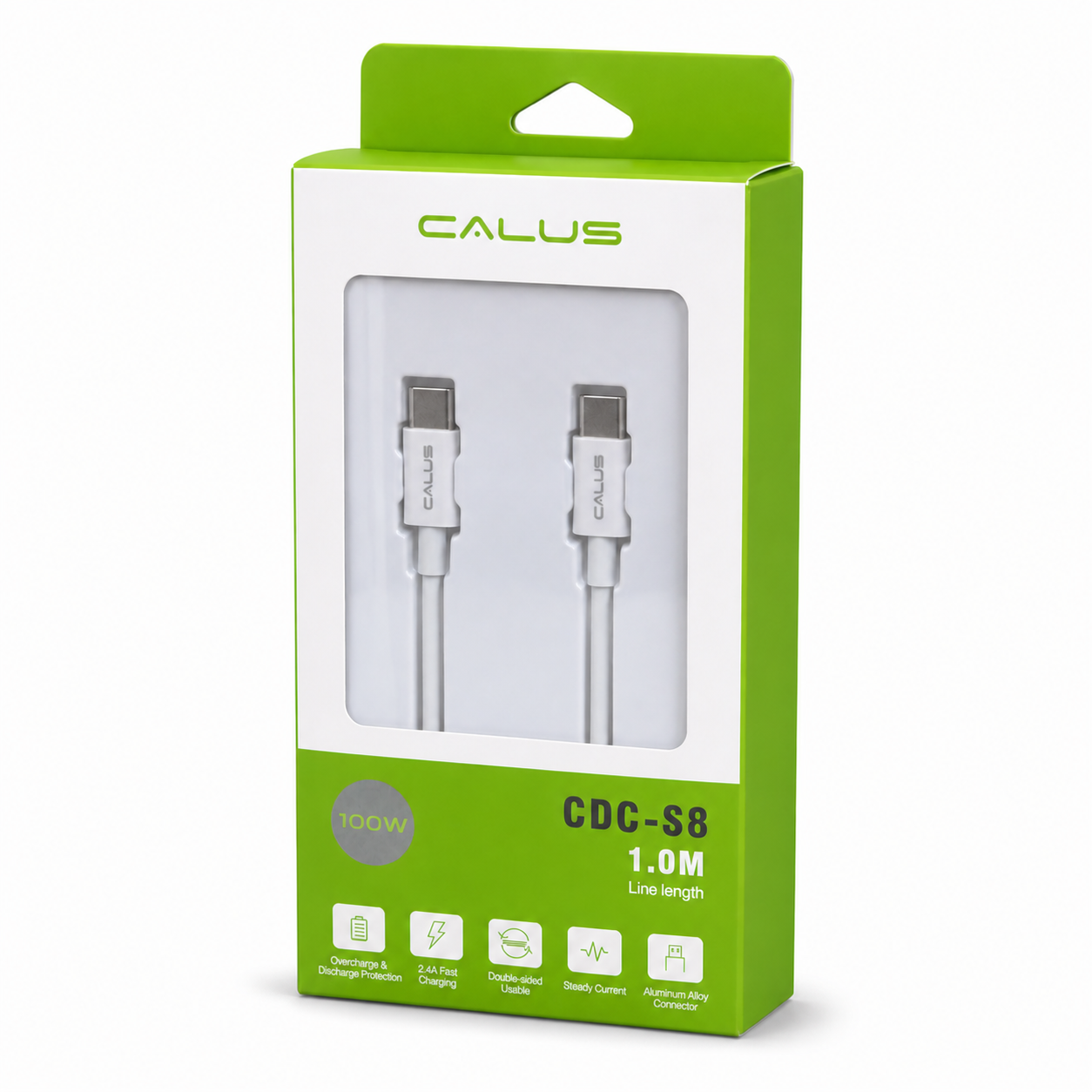 🔌 CALUS CDC-S8 Type-C Cable – علي ديل